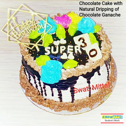 Online Course in Delhi For Birthday Cakes + Fondant Cake : Baking & Icing Video Course (Pre-recorded) in Hindi